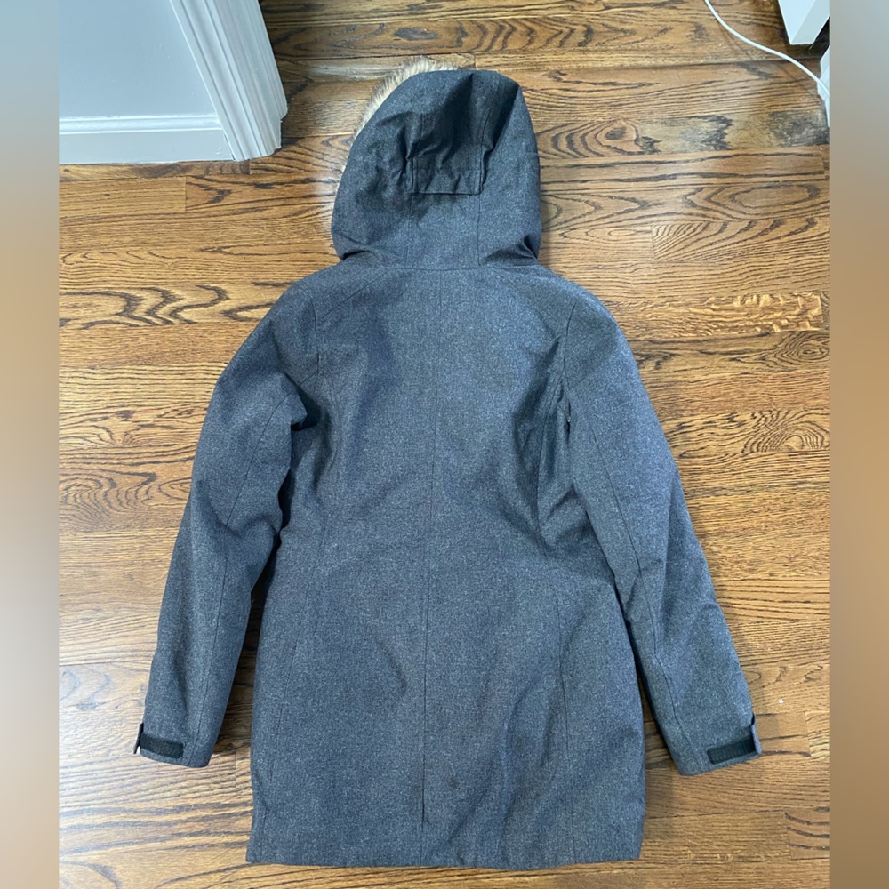 Marmot Georgina Featherless Insulated Coat In Dark Gey View 5